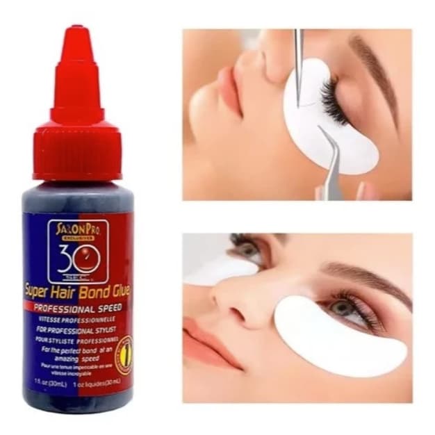 Cola Salon Pro Hair Bonding Glue Cílios Profissional Extensão Cabelo Antifúngico 30ml