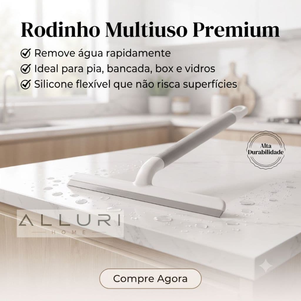 Rodo Multiuso para Pia, Vidros e Superfícies Casita 24cm largura