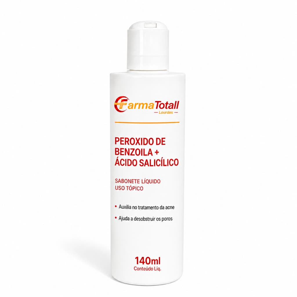 Sabonete Facial Peróxido De Benzoíla+ Ác Salicílico C/ 140ml