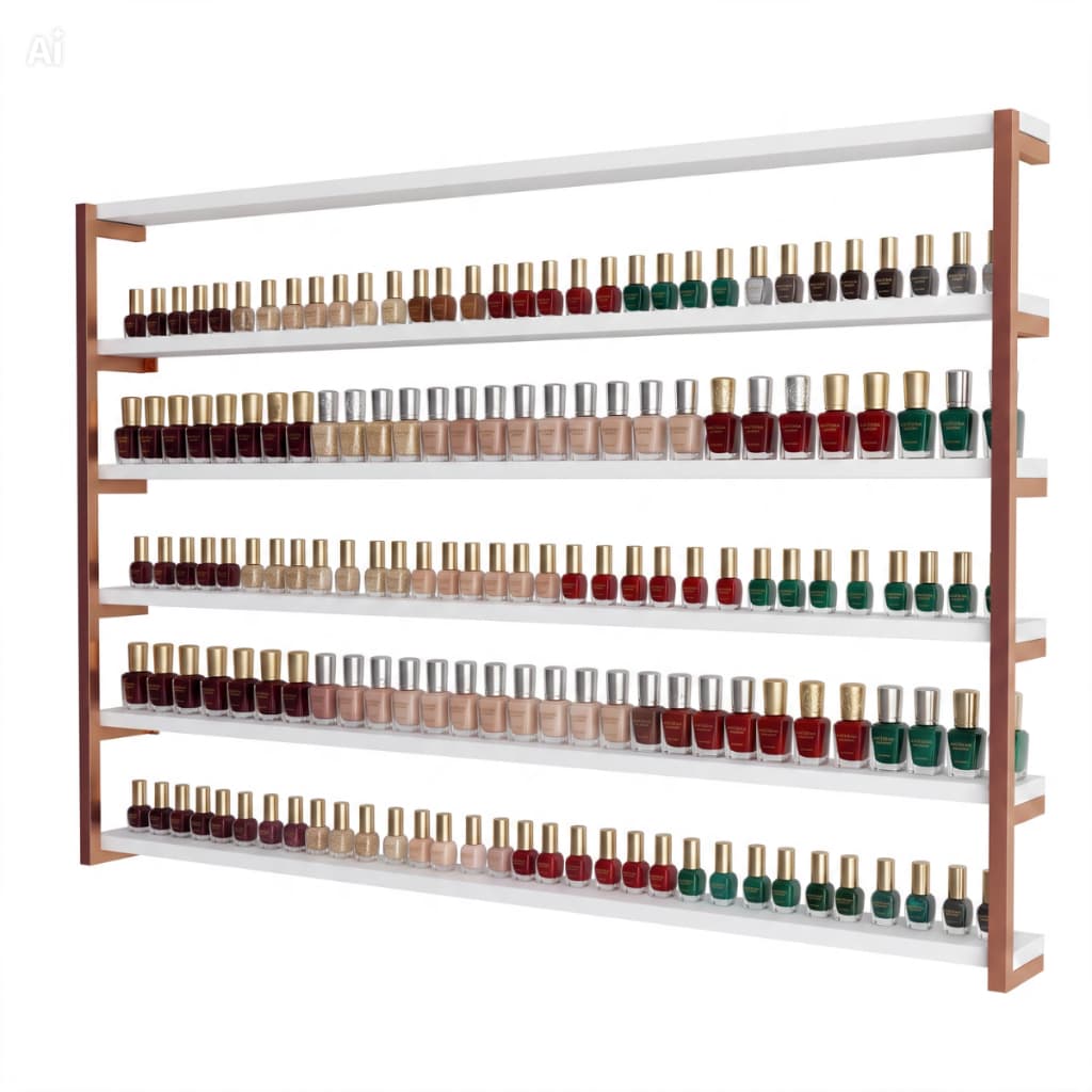 Nicho Porta Esmalte Organizador Suporte Expositor De Esmalte Para Manicure Esmalteiro De Parede
