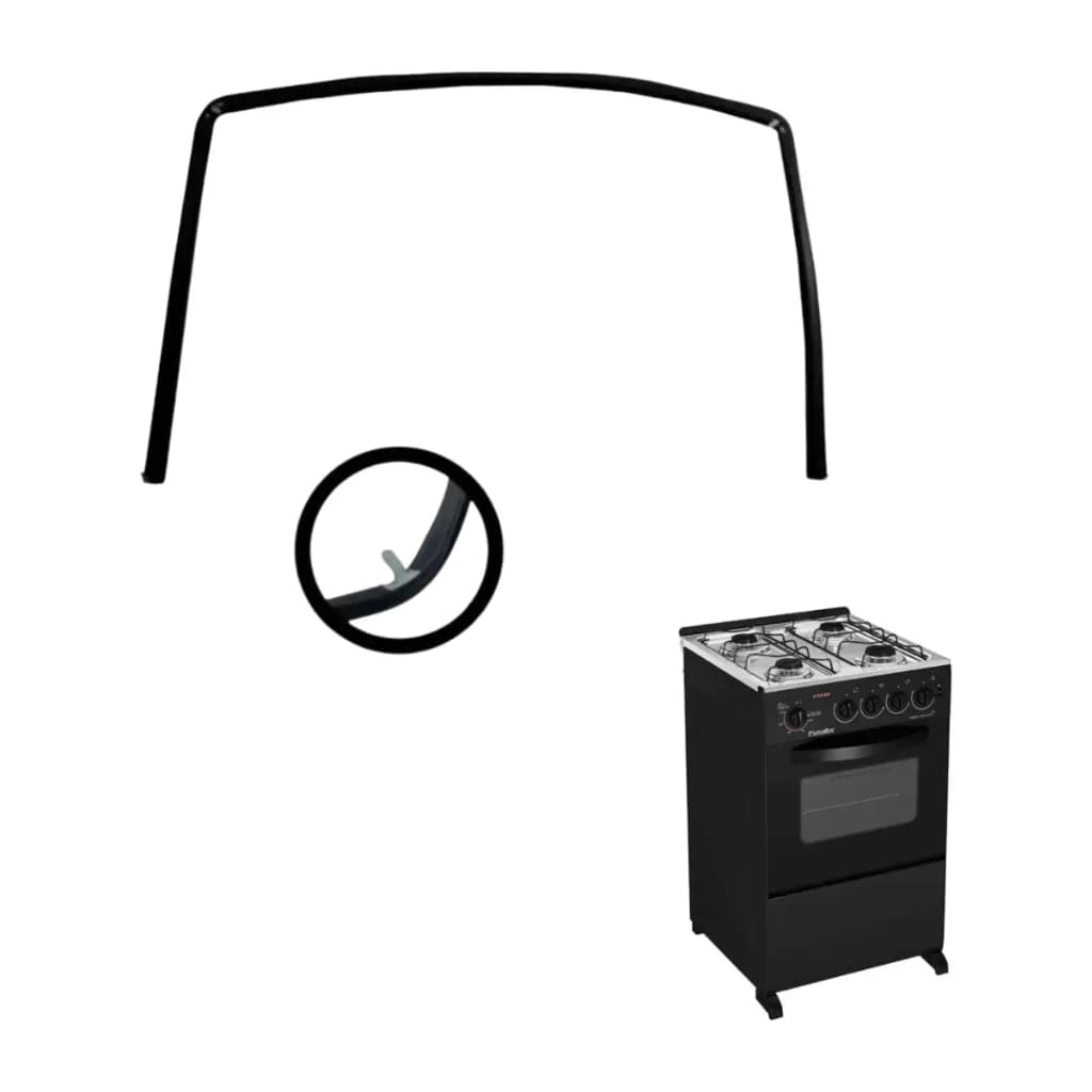Borracha Para Forno Do Fogão Esmaltec Caribe 4 Bocas 40x24cm | Borracha Gaxeta Guarnição Térmica