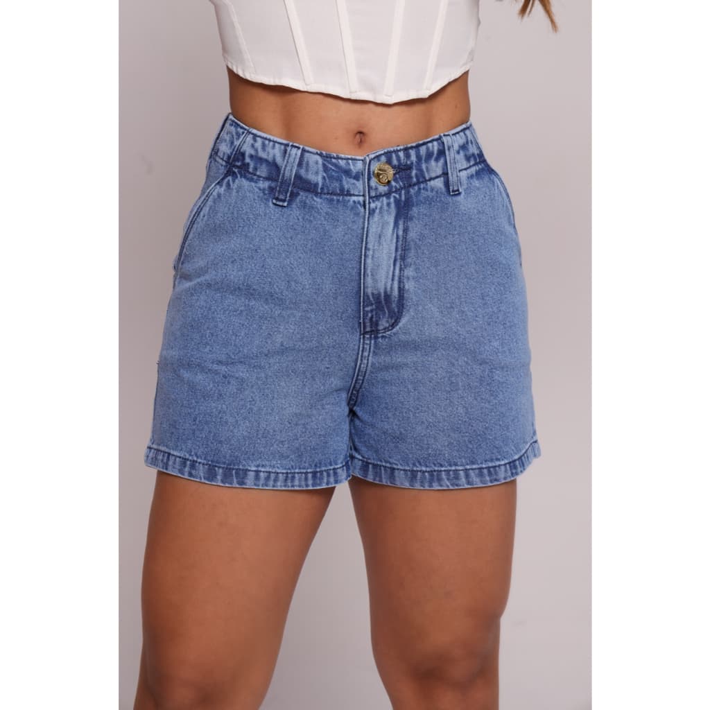 Short Jeans Feminino Boyfriend Meia Coxa Bermuda Jeans Feminina Shorts Jeans Femininos Moda Verão Fashion