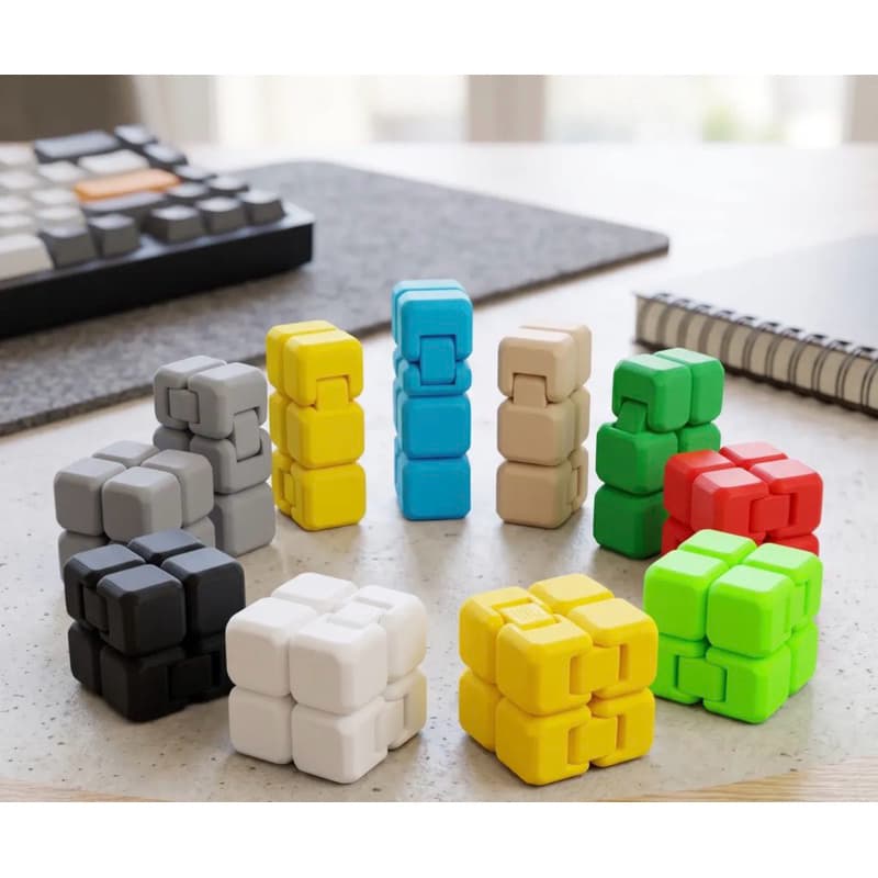 Cubo Infinito 3D Fidget Sensorial