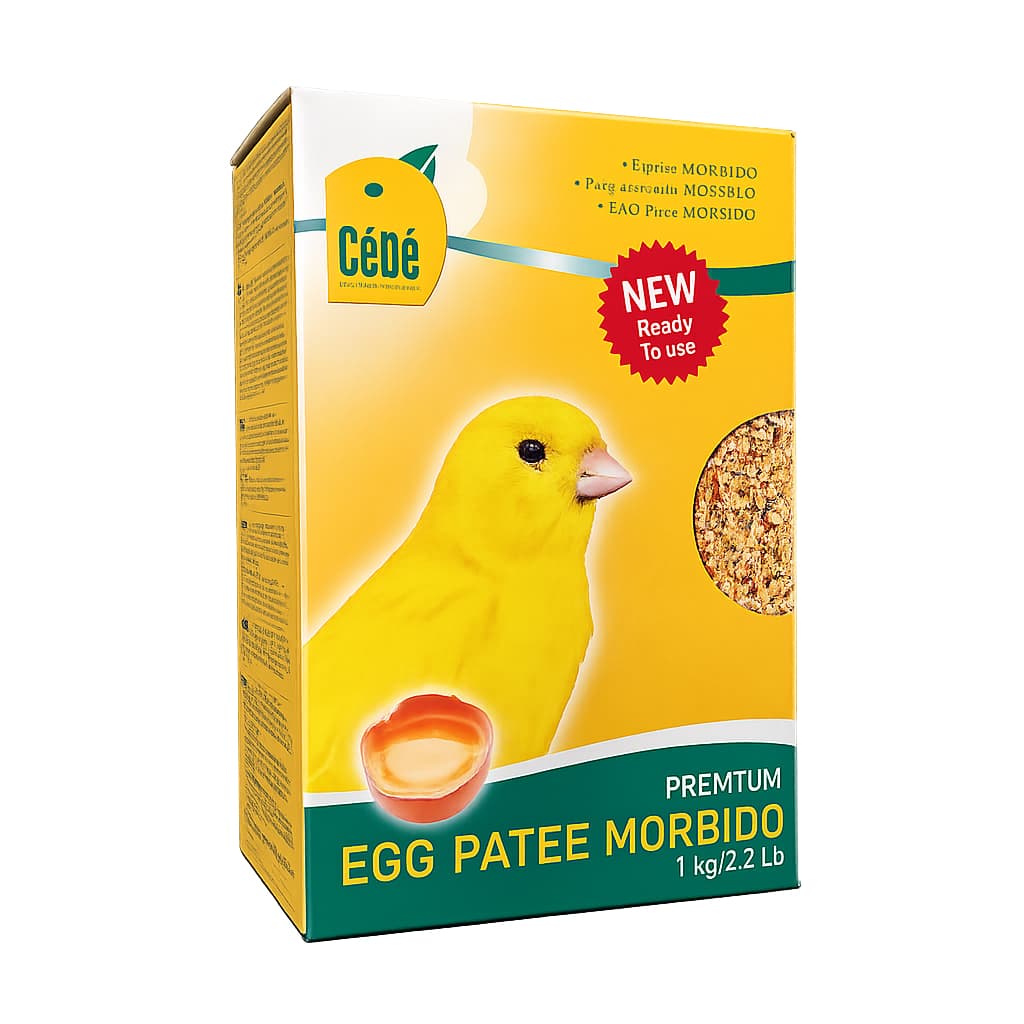 CéDé Egg Patee Morbido Premium 1kg | Pronto para Uso + Alta Nutrição