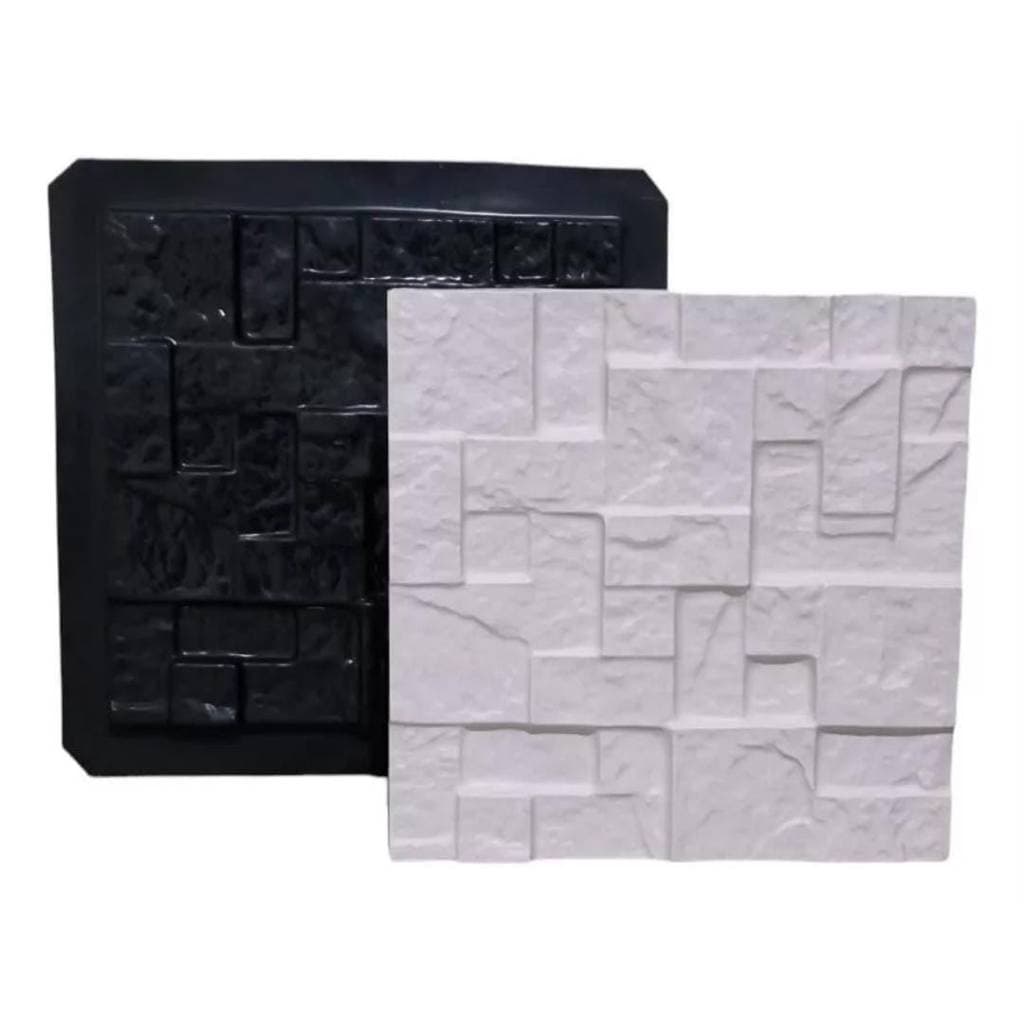 Forma 3D Cimenticia e Gesso Para Revestimento em ABS 1 MM