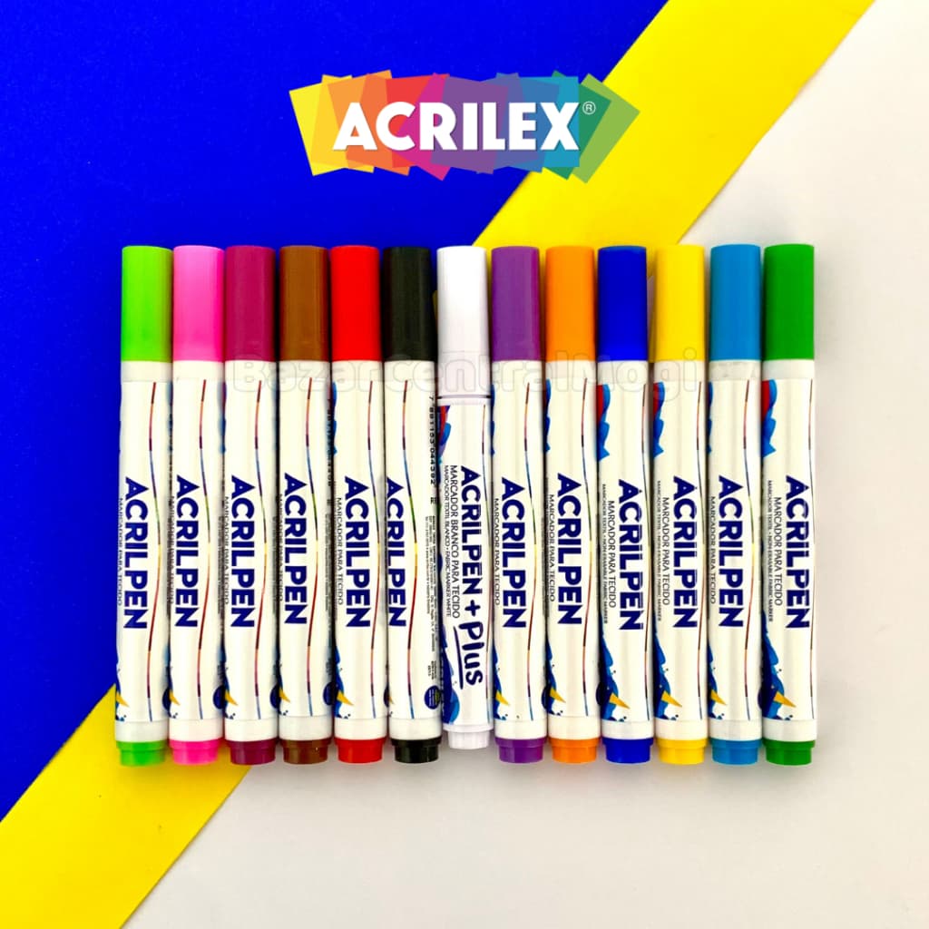 Caneta Para Tecido Acrilpen Acrilex e Plus+