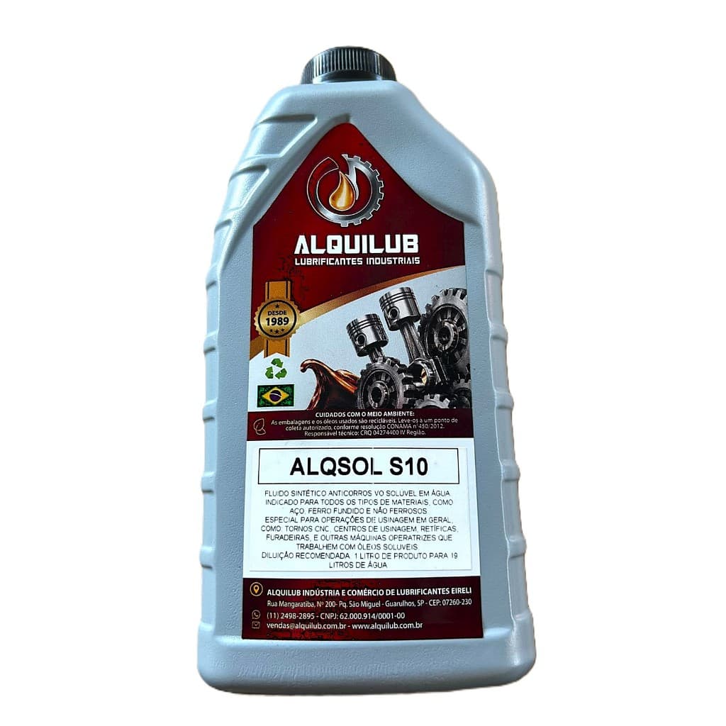 OLEO SOLUVEL PARA USINAGEM / RETIFICA / TORNO CNC 1 LITRO
