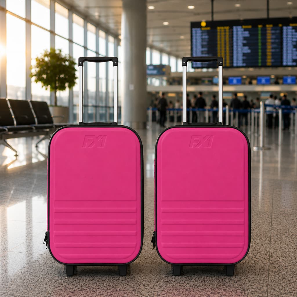 Kit 2 Malas de Viagem 10 kg Pequenas De Bordo Executiva Com Rodinhas Medidas Anac