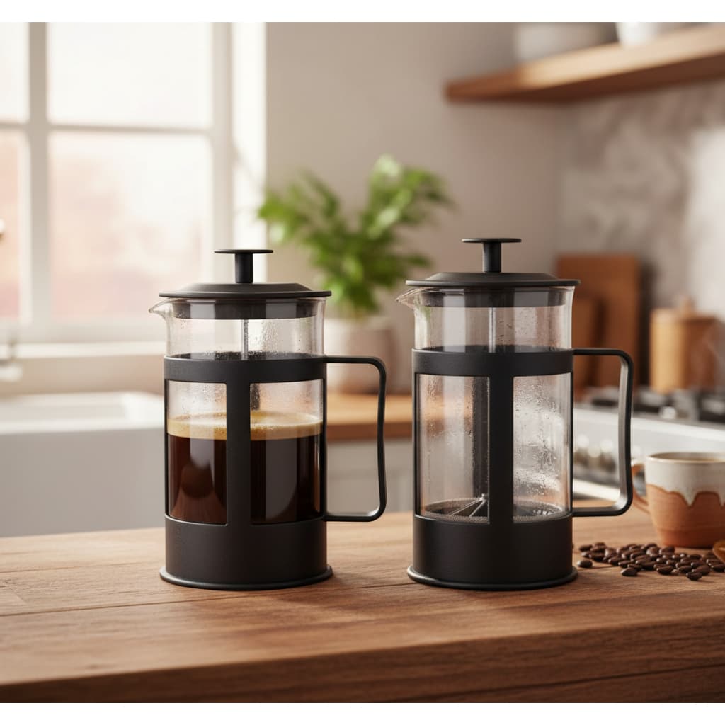 Cafeteira Prensa Francesa Cremeira Café Gourmet Promoção 300ml l 600ml