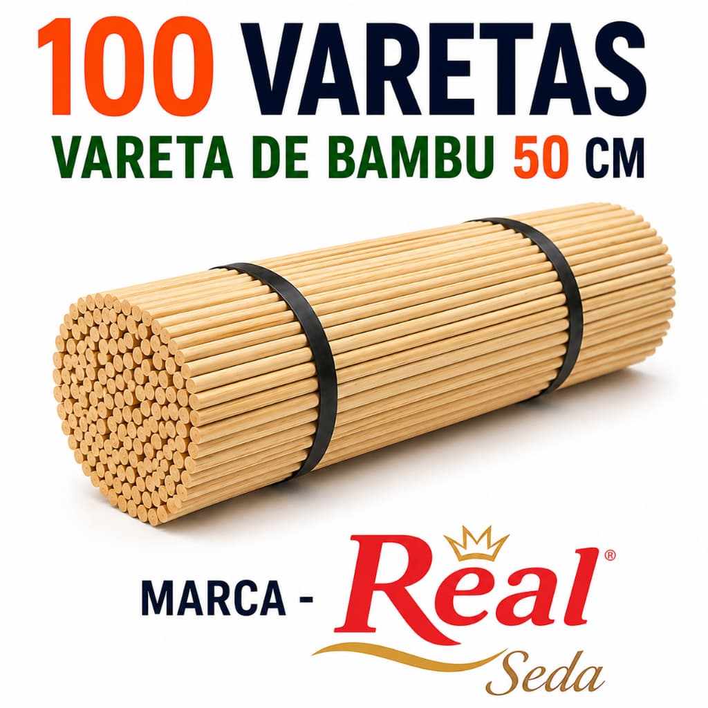 kit-c/2 pc-varetas de bambu 50cm pacote com 200 unidades-total