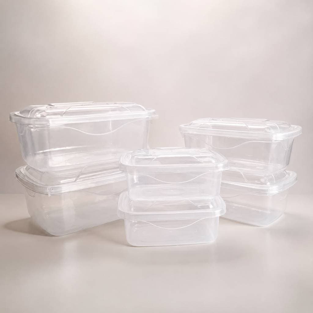 KIT POTES PMG 300ML 700ML 1,3LITROS COM 6