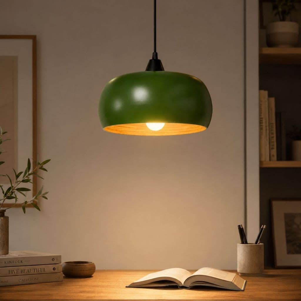 Luminaria Natural Teto Pendente Sala Redondo Fio Preto branco - 3 metros 127|220v