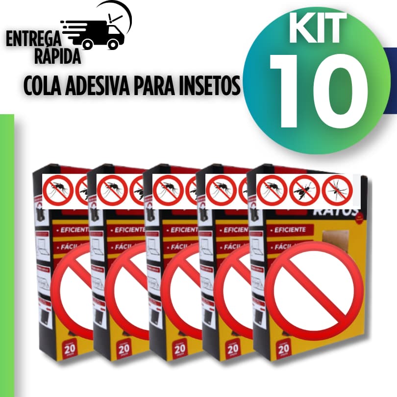 Placa Adesiva Pega R@to Armadilha Profissional Sem Veneno Super Forte