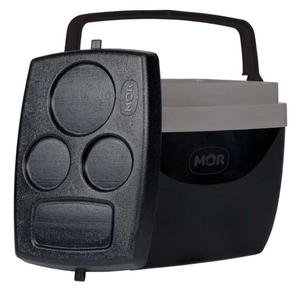 Caixa Térmica 12L Mor Preta Cooler Térmico Portátil Com Alça Para Praia Camping Pesca Churrasco