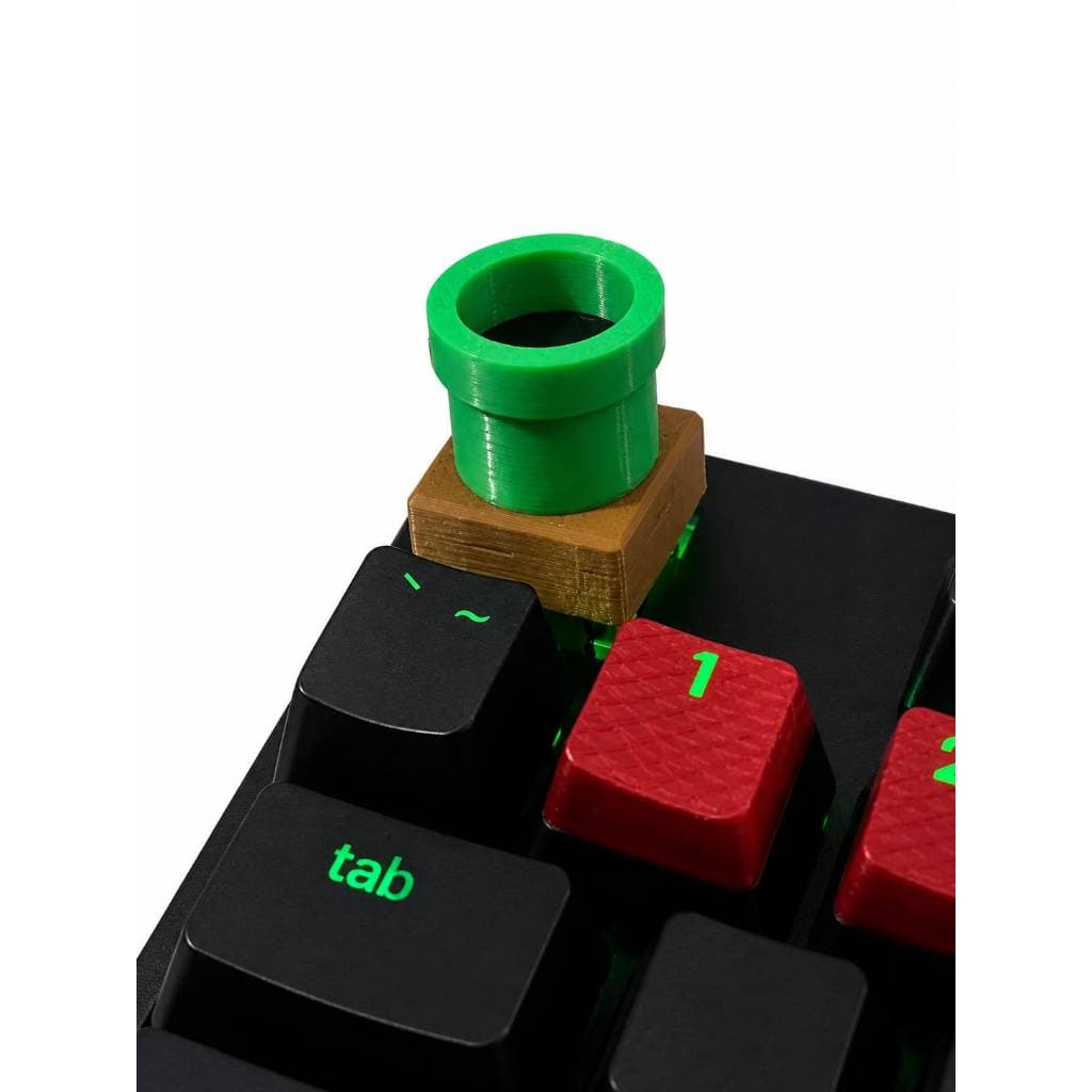 Keycap Super Mario Luigi Pipe Cano Cherry MX Teclado Mecânico Gamer Geek