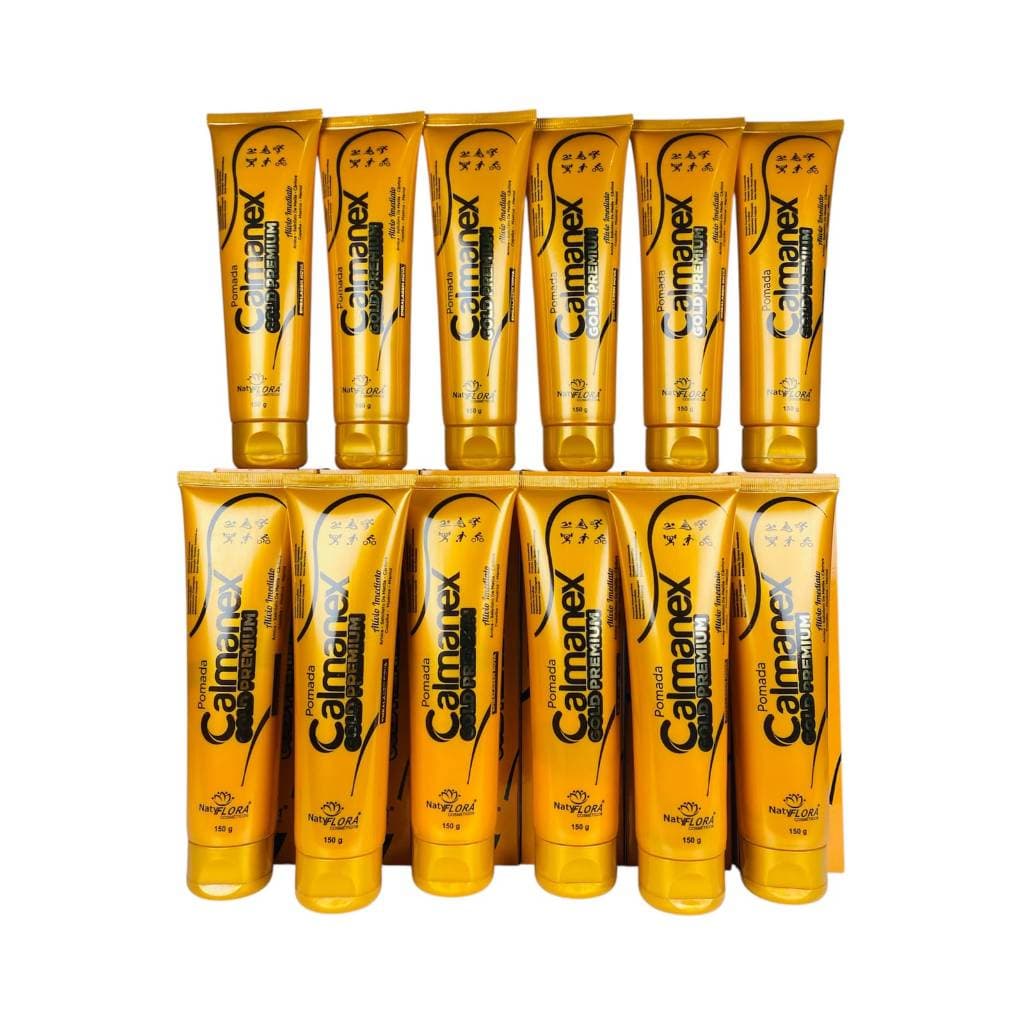 Pomada Calmanex Gold Premium Relaxamento Corporal 12.Un NatyFlora Cosméticos