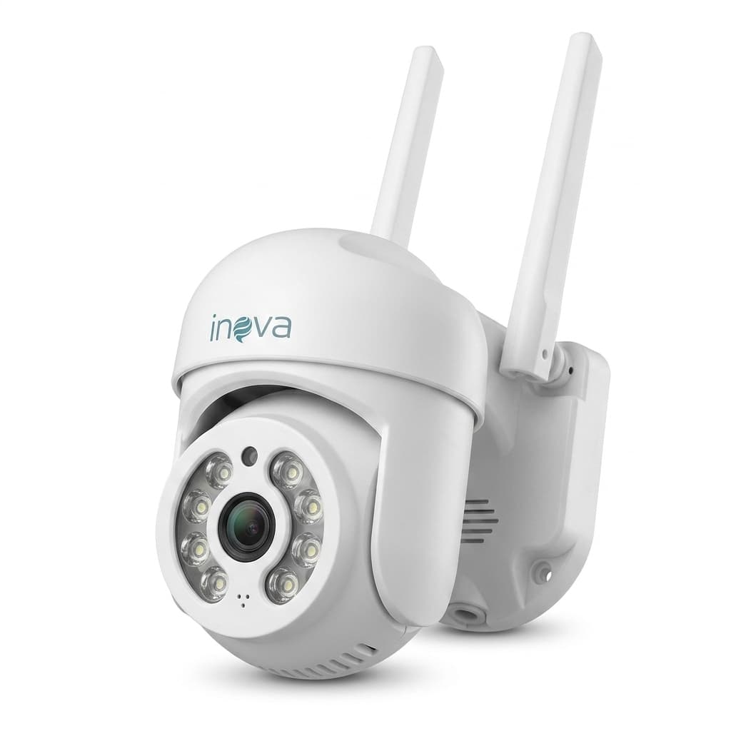 Camera de Segurança Wifi HD Com Visão Noturna Colorida audio bidirecional à prova d'agua 355º acesso remoto