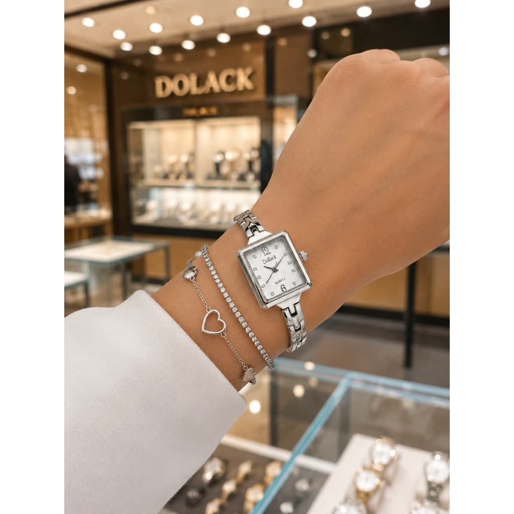 Relógio Feminino Elegante Pequeno  Dourado Pulseira Aço Moda Feminina  32432