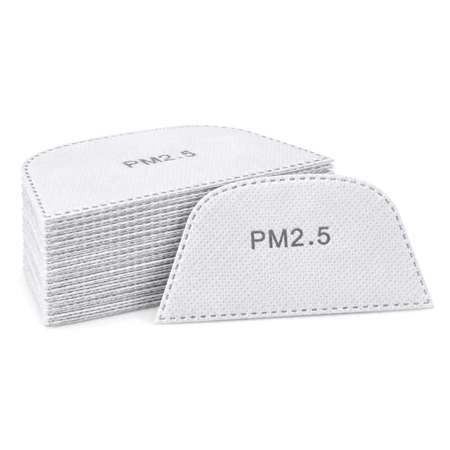 Kit 10 Filtros Pm2.5 Máscara Proteção Facial Epi Branco