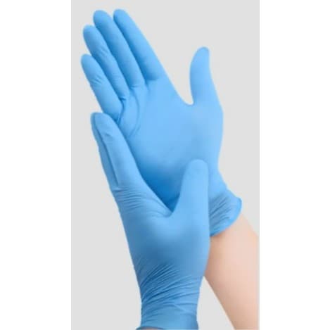 Kit 1,2,3 Caixas Luvas Nitrilicas Azul Inoven Descartável Sem Pó Caixa com 100 Unidades