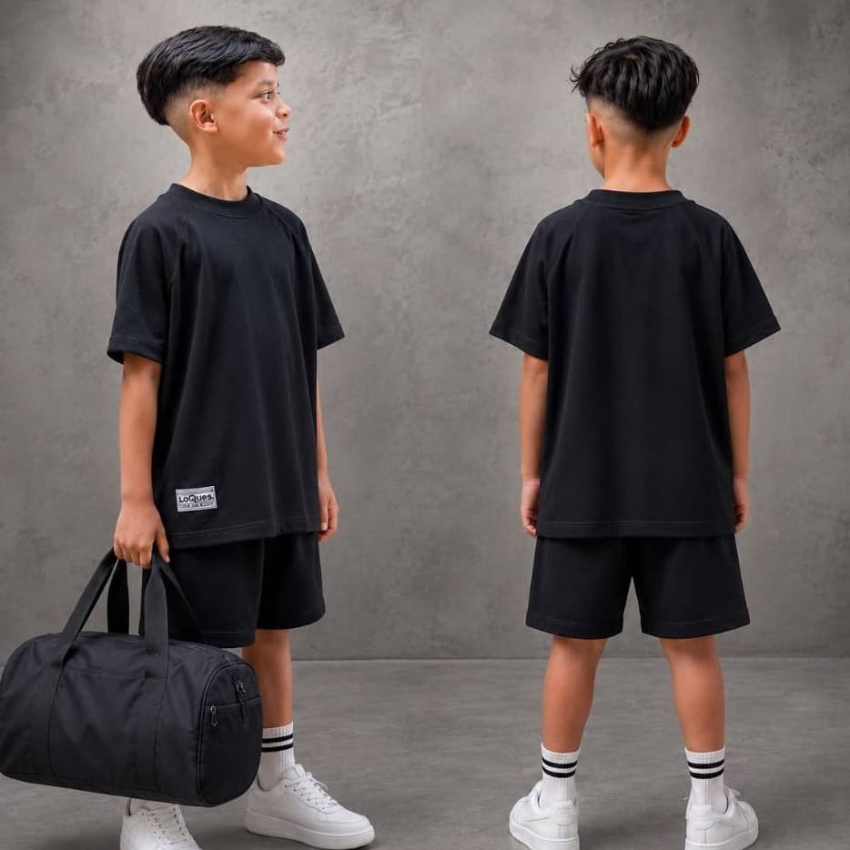 Camiseta Lisa Masculina Infantil Oversized Suedine Premium