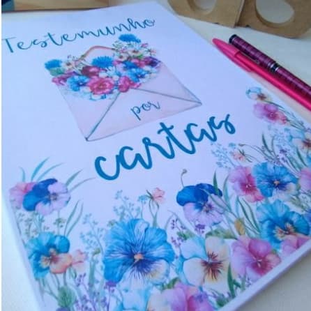 Papel de cartas pregação  JW/TJ 50 folhas