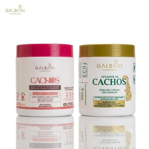 Kit 2 Creme de Pentear Ativador e Modelador de Cachos Óleo de Abacate e Manteiga de Karité 1 Kg