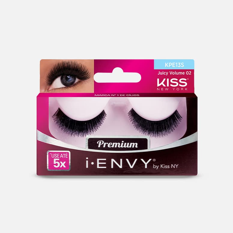 Cílios Postiços i-Envy Juicy Volume 02 - Kiss New York