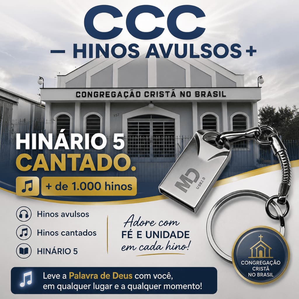 HINARIO 05 CCB PRONTOS PARA OUVIR NO PEN DRRIVEER