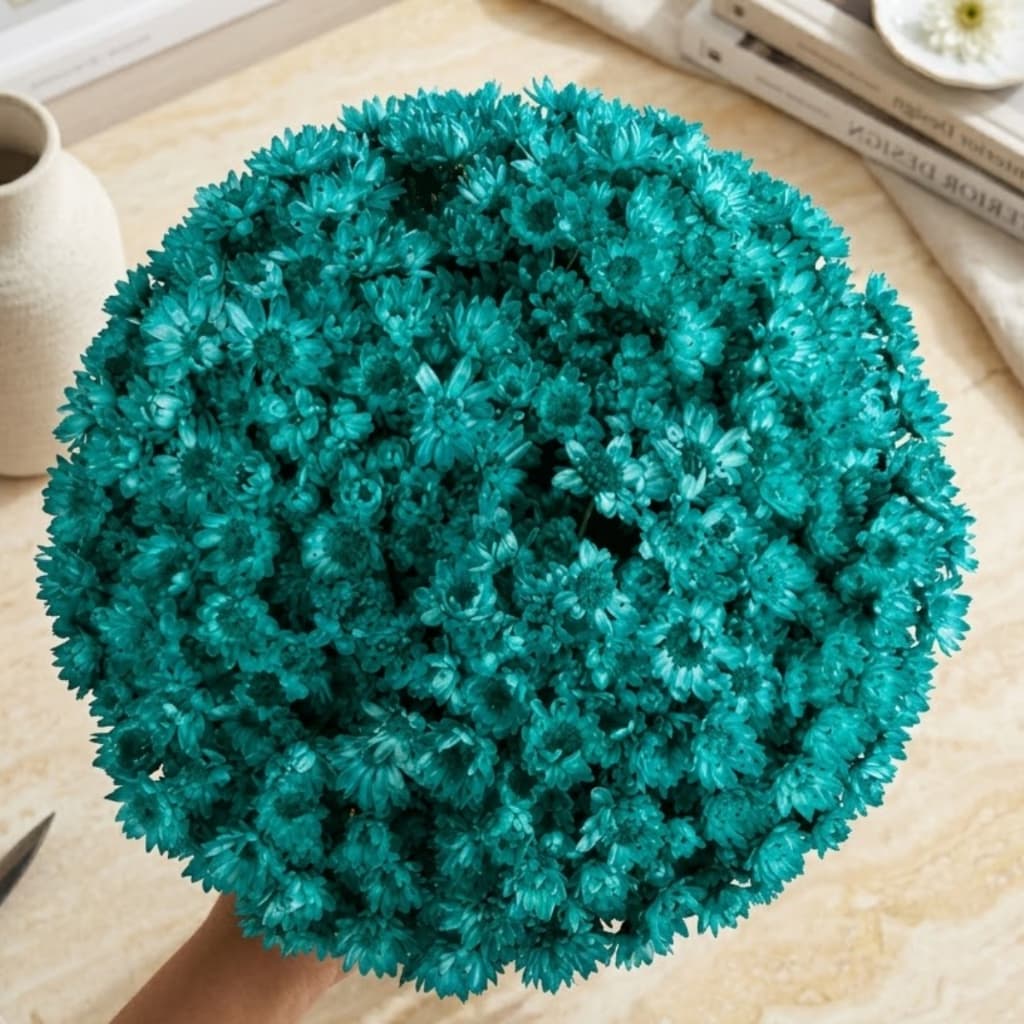 Flor Sempre Viva Tiffany Desidratada Buquê Aprox 200 Flores Decoração Arranjos Mesa Posta