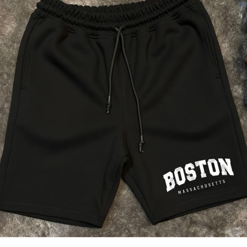 Bermuda Moletom Masculina Casual Academia Esporte Fitness 2 Bolsos Lateral Com Cordão Ajustável Uso Diário