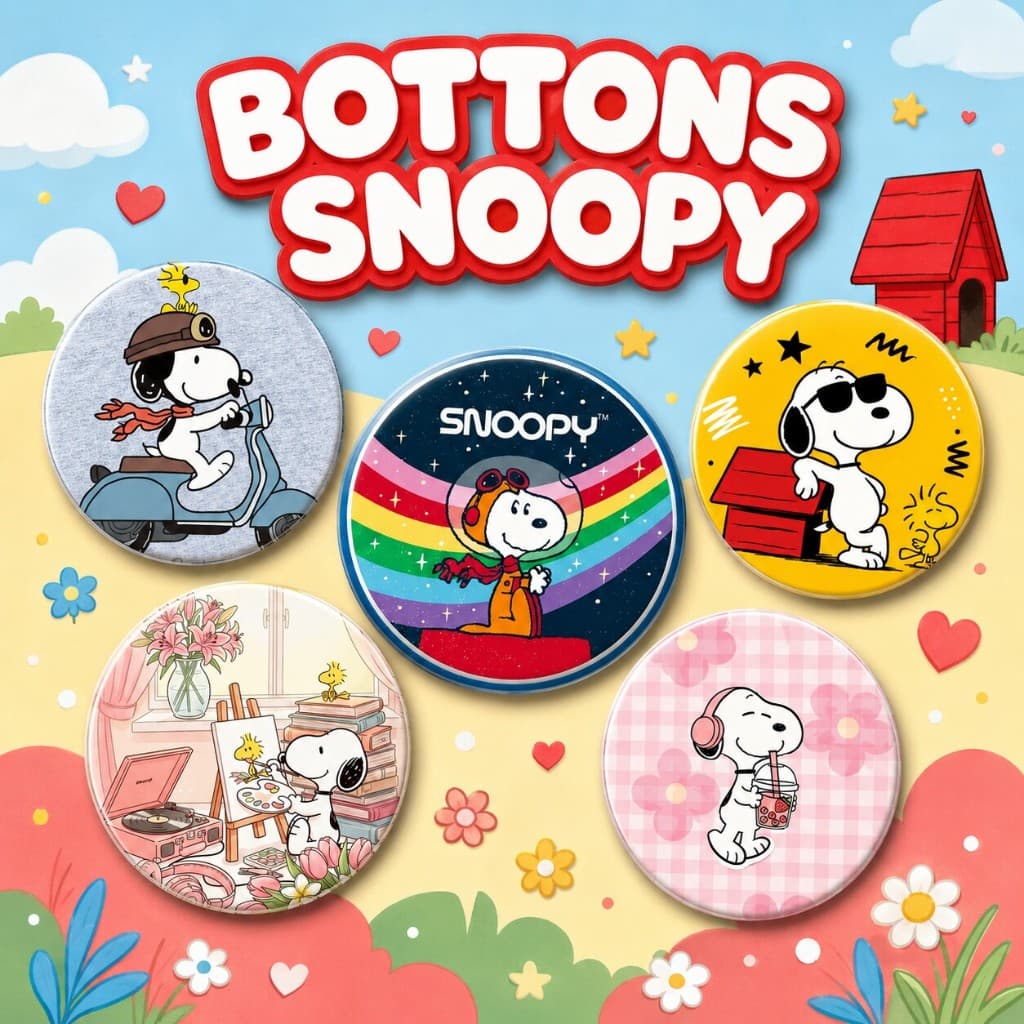 Bottons Snoopy