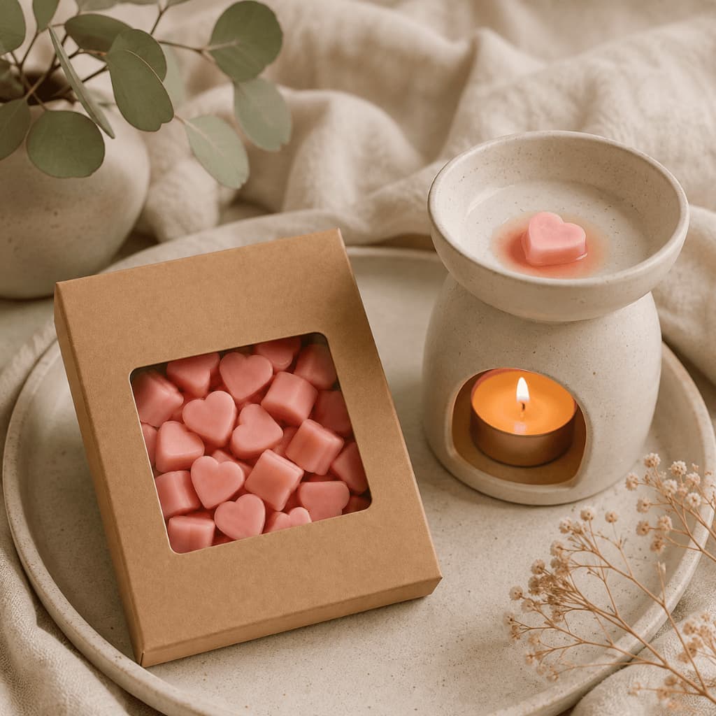 Cera Perfumada para Aromatizador Wax Melt Artesanal 30/100g Coração Varios áromas