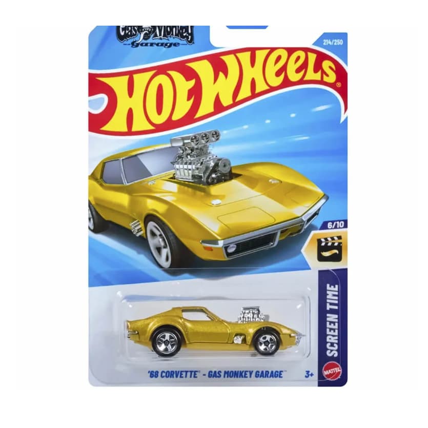 Hot Wheels '68 Corvette Gas Monkey Garage 214/250 JJK47