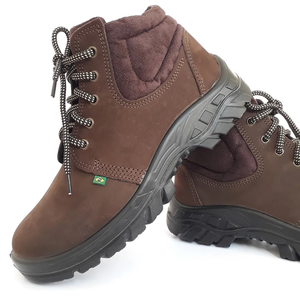 Botina bota De Segurança Nobuck Bico De Pvc ecosafety CA Epi