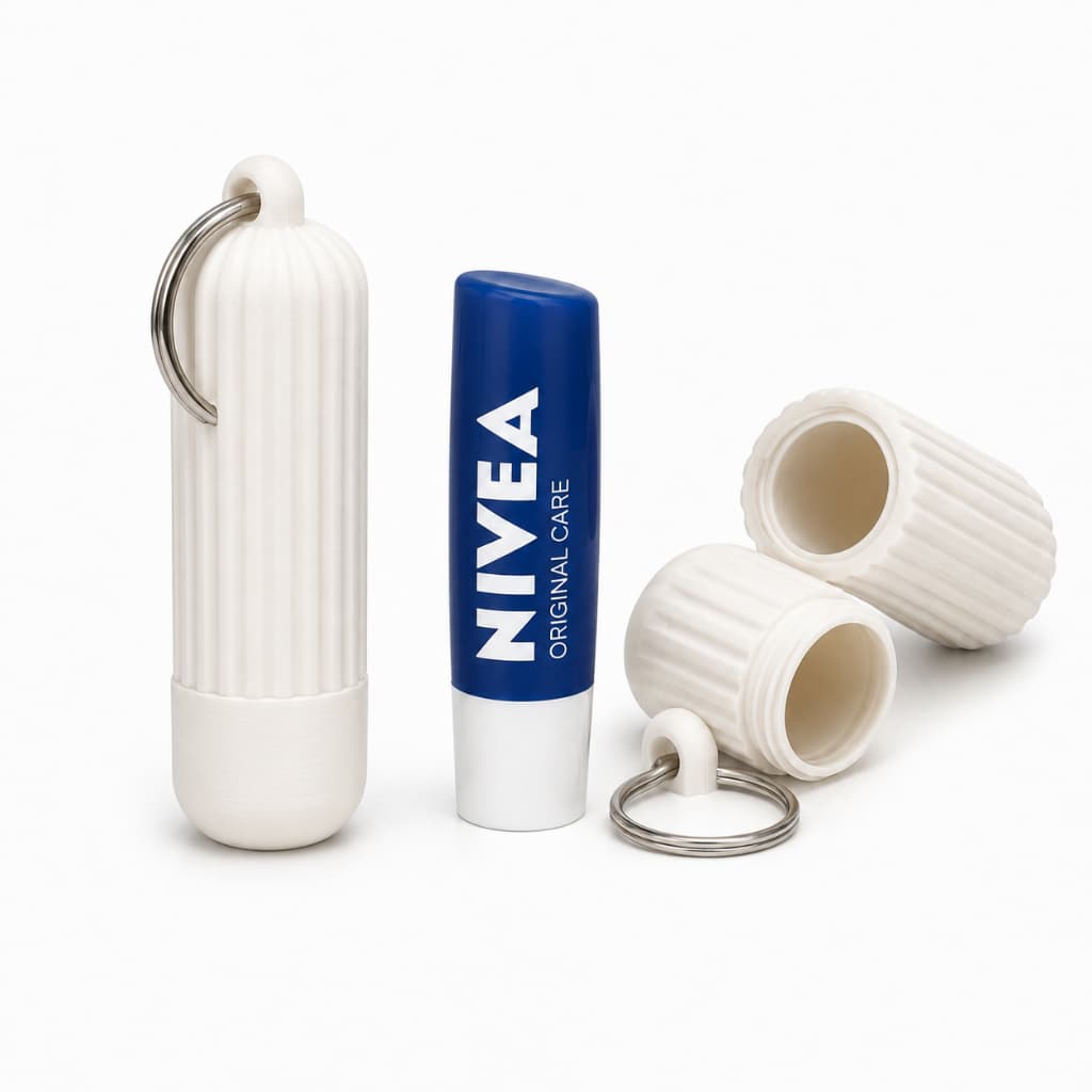Chaveiro para Protetor Labial e Batom Chaveiro porta batom