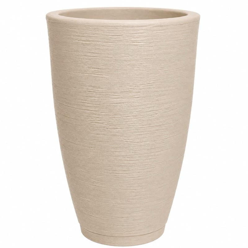 Vaso para Plantas Grande 60cm Decorativo em Polietileno com Prato Coletor Sala Jardim Varanda