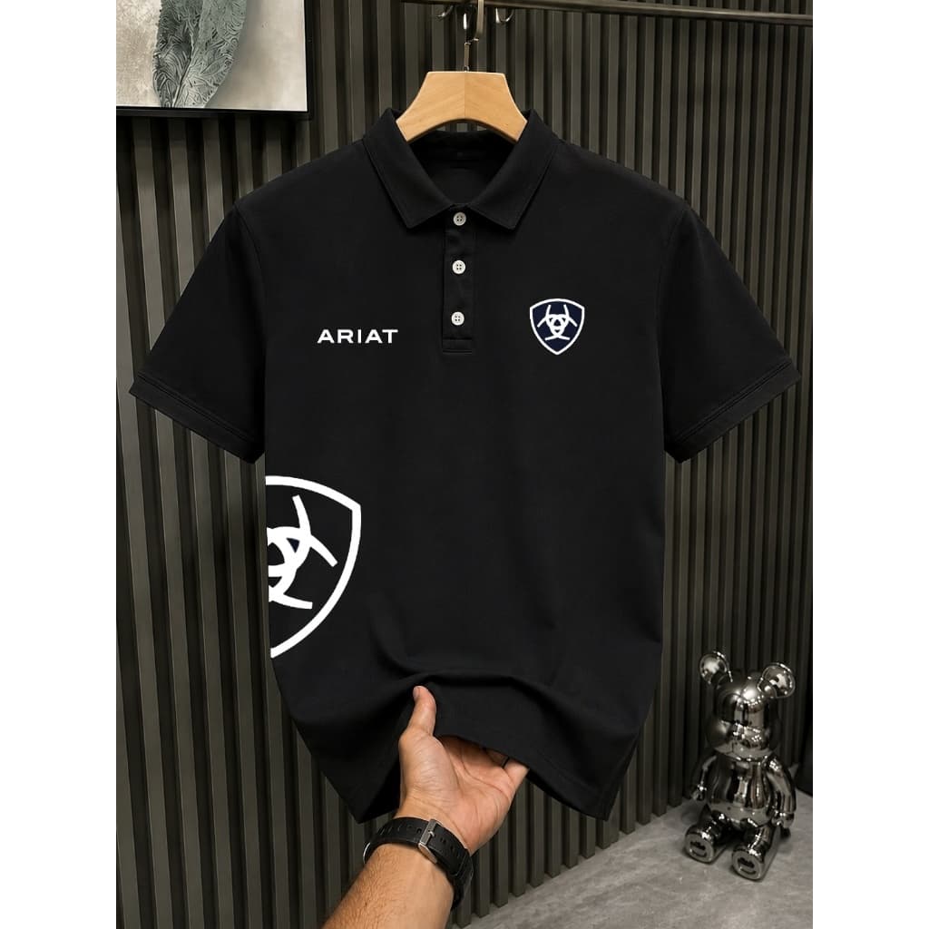 Camisa Polo Ariat Country Masculina Malha Piquet