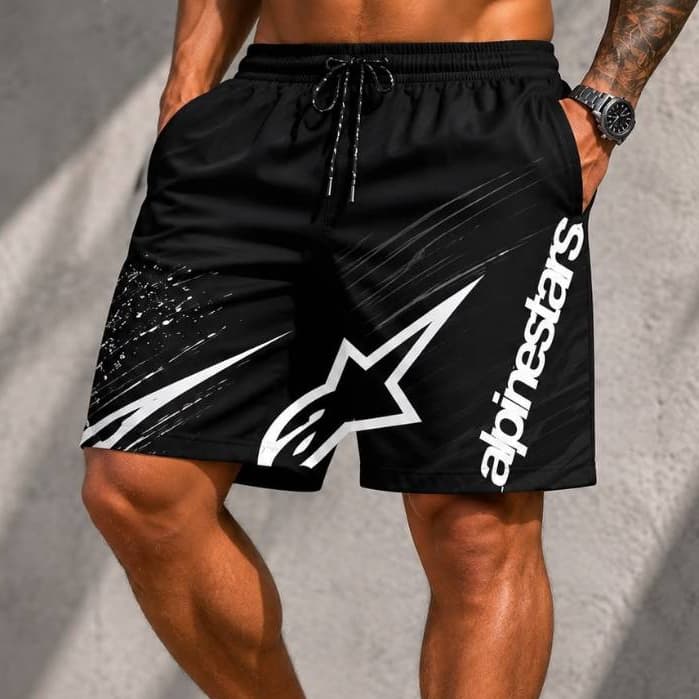 Short Tactel Masculino Sublimado Praia Academia Bermuda Estampada Secagem Rápida P ao XG