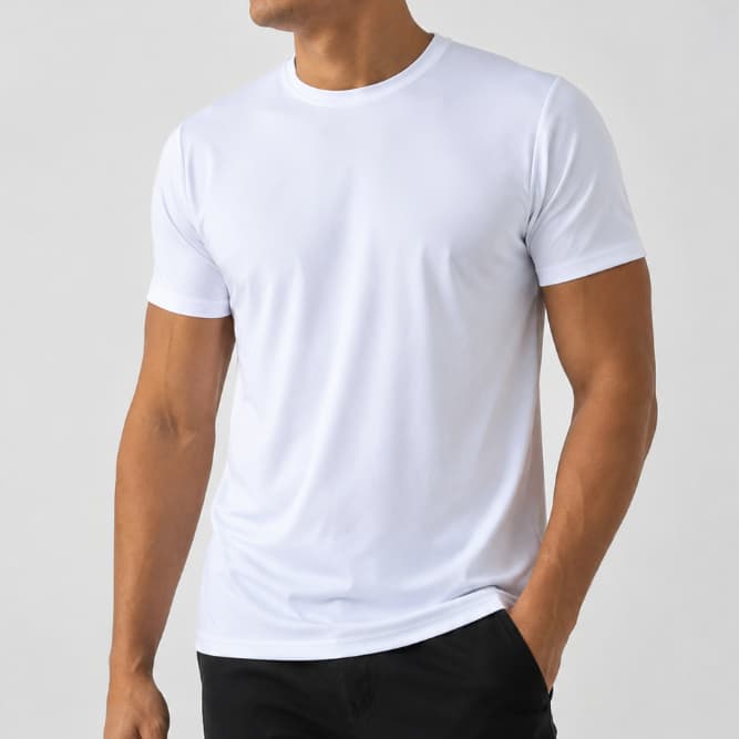 Camisa Masculina Dry Fit Lisa Leve e Confortável Camiseta