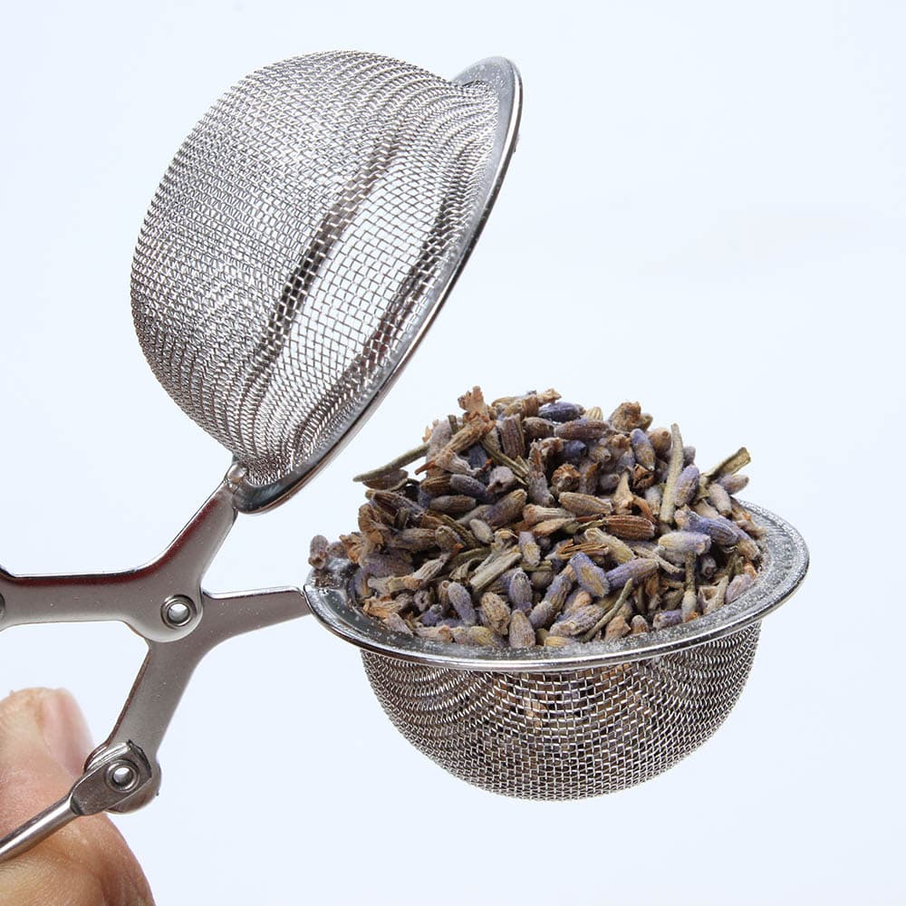 Infusor De Chá Inox Coador Peneira Chaleira Ervas Infusores Bolinha Pegador