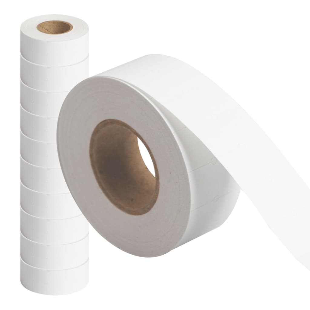 Etiqueta refil Etiquetadora Mac Len ML-9500 (21x12mm) - 10 rolos com 1000