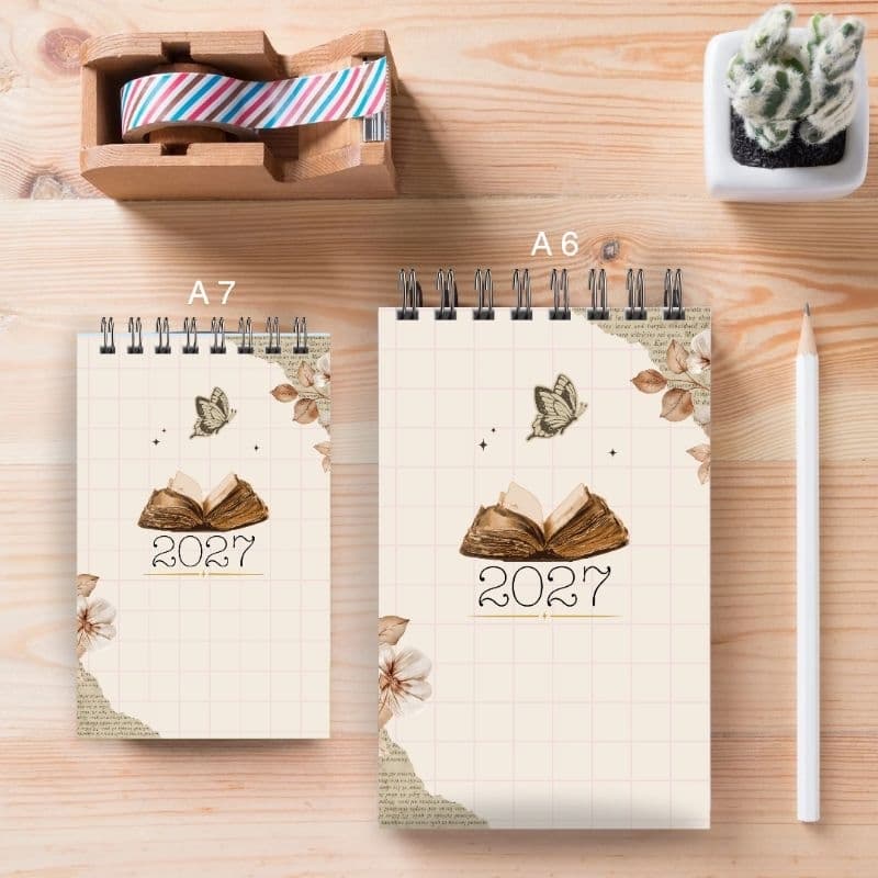 Bloquinho de Anotações A6 Personalizado | Caderno de Notas Fofo e Prático | Lindo para Presentear