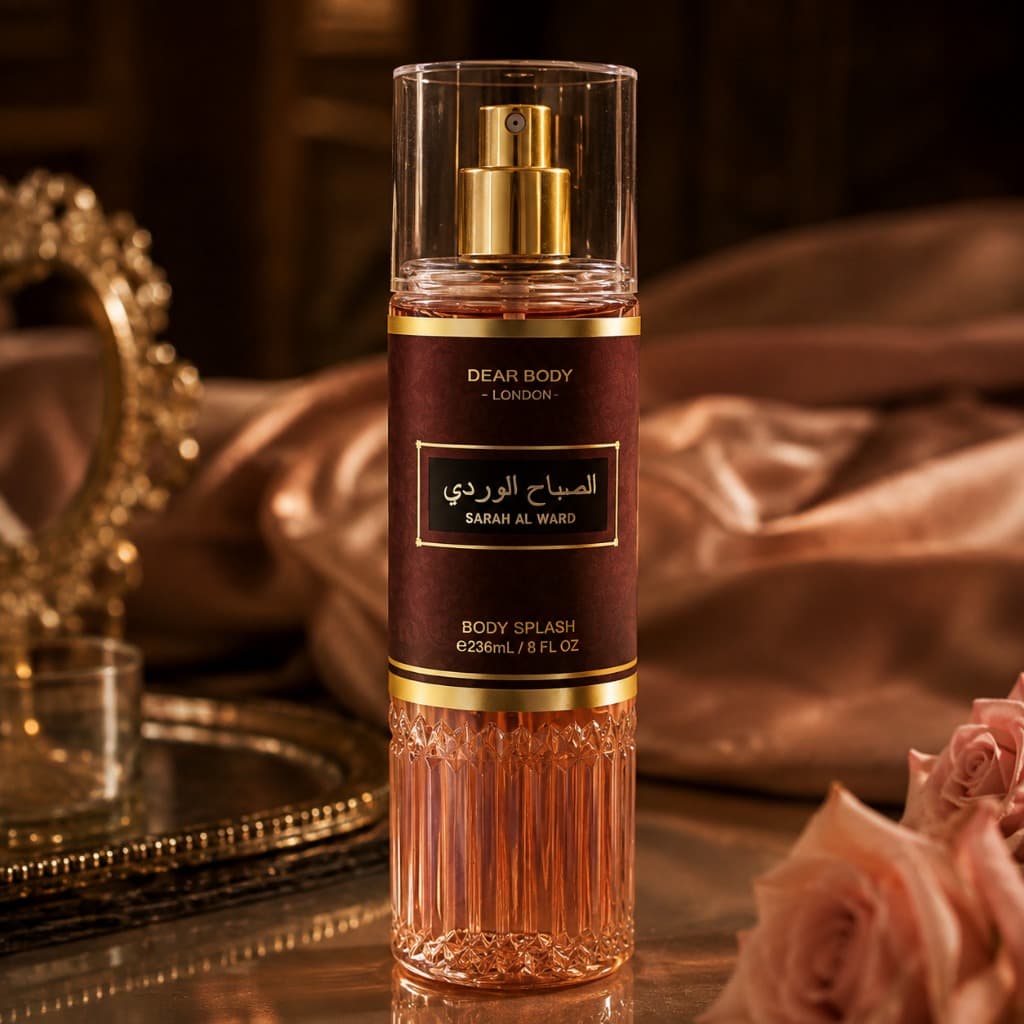 Body Splash Árabe Sabah Al Ward Perfume Corporal Feminino Alta Fixação