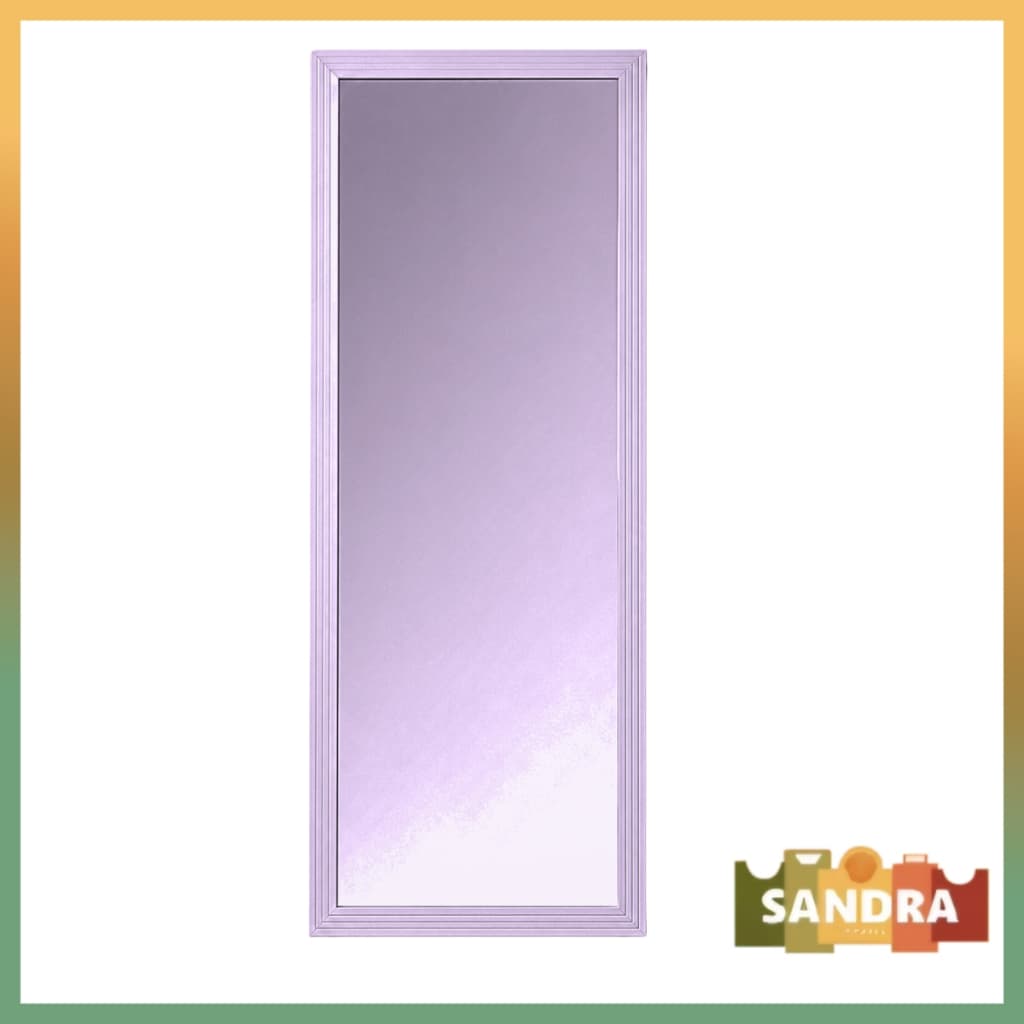 Espelho Retangular 65x25cm Corpo Inteiro com Moldura para Quarto Banheiro Sala Parede