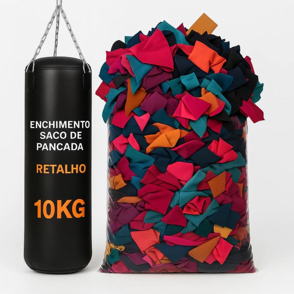 Retalhos de Tecido para Encher Saco de Pancada, Puff, Almofada e Cama Pet. 10kg 25kg 20kg P030
