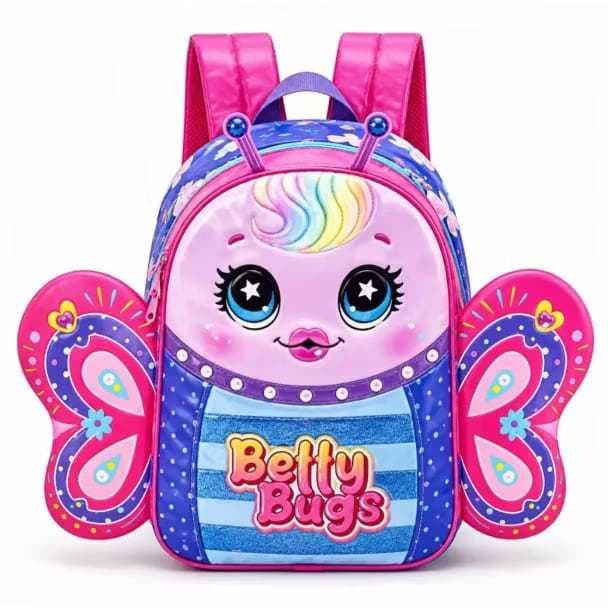 MOCHILA DE COSTA IDEAL PARA CRECHE ZOO BICHINHOS MENINOS E MENINAS
