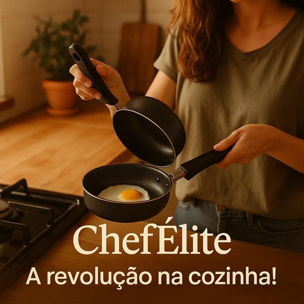 Frigideira Antiaderente Dupla 14 cm Para Hamburguer e Omelete