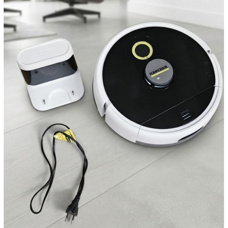 Robô Aspirador e Passa Pano Kärcher RCF 3 + Base de Carregamento