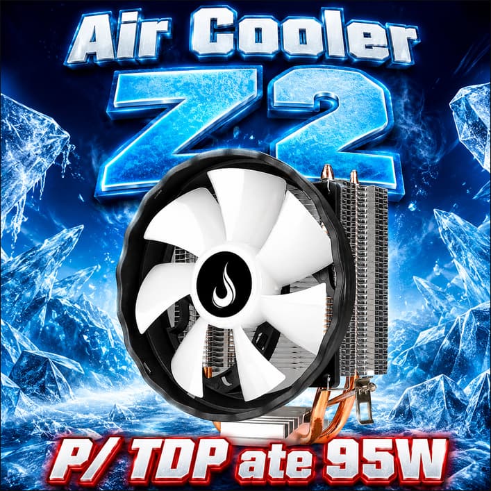 Air Cooler Rise Mode Gamer Z4, AMD/Intel, 120mm, Branco